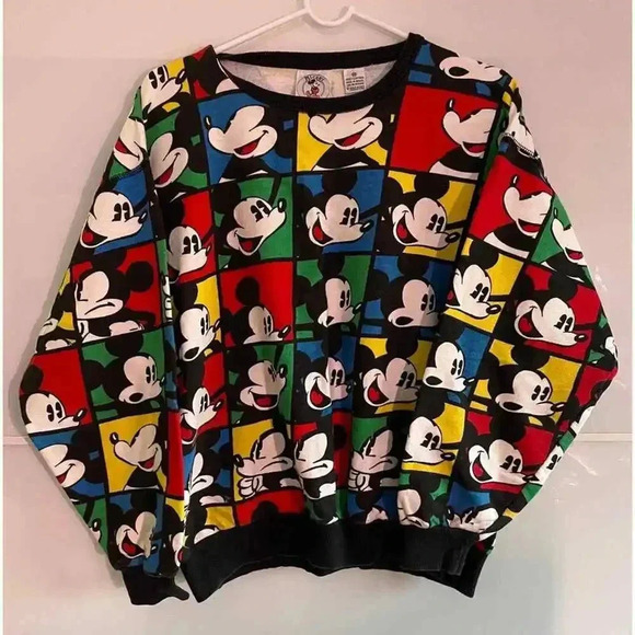 Vintage Mickey Mouse Sweatshirt Medium Mickey & Co. Size by JG Hook 1980's - Picture 4 of 6